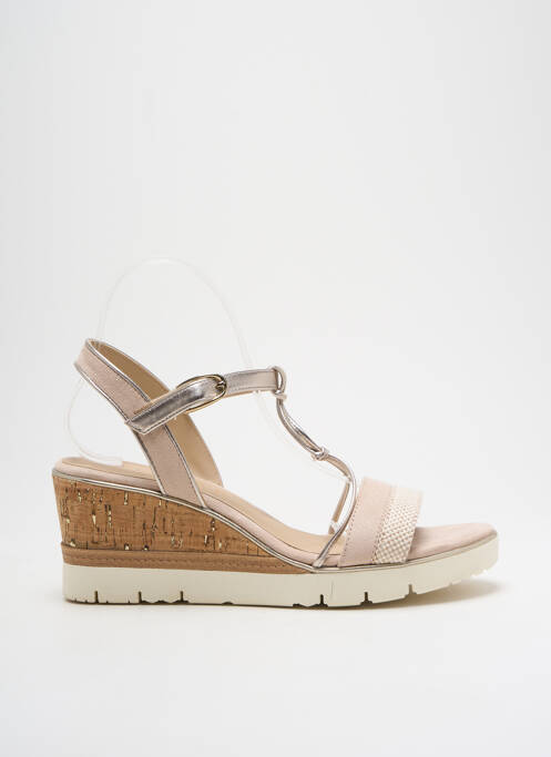 Sandales/Nu pieds beige TAMARIS pour femme