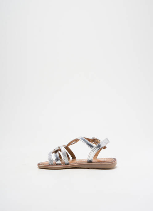 Sandales/Nu pieds argent LILYBELLULE pour fille