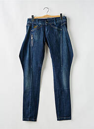 Jeans coupe slim taille basse taille basse bleu KILLAH femme