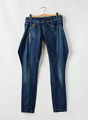 Jeans coupe slim taille basse taille basse bleu KILLAH femme