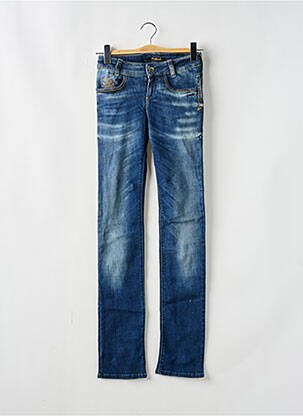 Jeans coupe slim taille basse taille basse bleu KILLAH femme