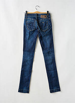 Jeans coupe slim stretch taille basse bleu MISS SIXTY femme