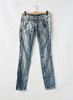 Jeans skinny stretch taille basse bleu MISS SIXTY femme
