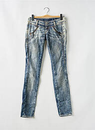 Jeans skinny stretch taille basse bleu MISS SIXTY femme