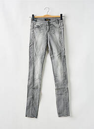 Jeans coupe slim taille basse taille basse gris KILLAH femme