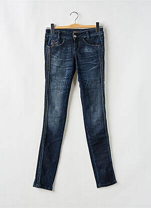 Jeans skinny stretch taille basse bleu KILLAH femme