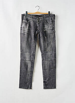 Jeans coupe slim taille basse taille basse gris MISS SIXTY femme