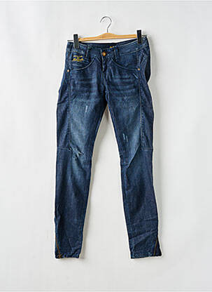 Jeans coupe slim stretch taille basse bleu KILLAH femme