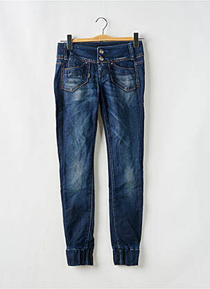 Jeans coupe slim stretch taille normale bleu KILLAH femme