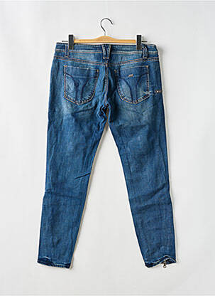 Jeans coupe slim effet usé délavé taille basse bleu MISS SIXTY femme