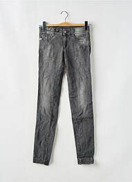 Jeans skinny stretch taille basse gris MISS SIXTY femme