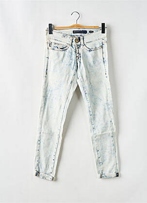 Jeans coupe slim stretch taille basse bleu MISS SIXTY femme