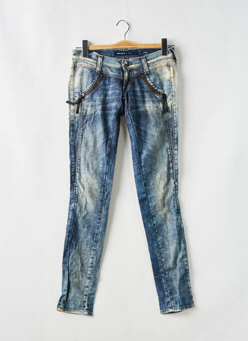 Jeans coupe slim stretch taille basse bleu MISS SIXTY femme