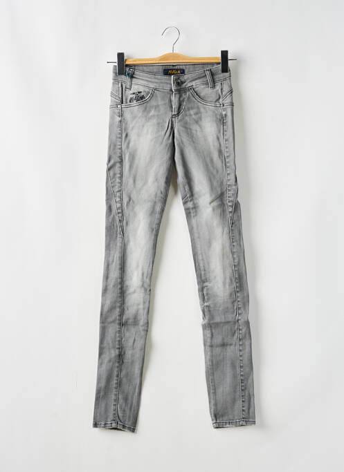 Jeans coupe slim gris KILLAH pour femme