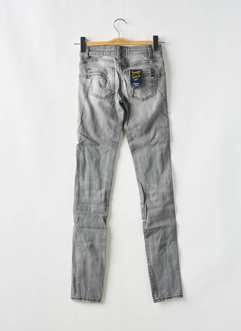 Jeans coupe slim gris KILLAH pour femme