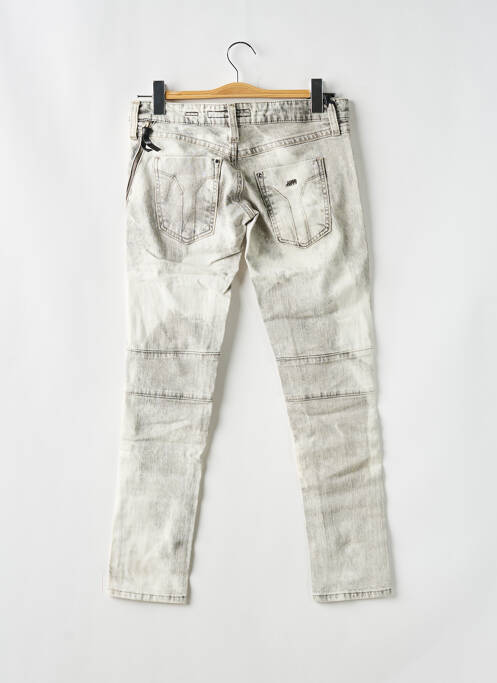 Jeans coupe slim gris MISS SIXTY pour femme
