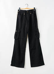 Pantalon cargo poches noir CIMARRON femme