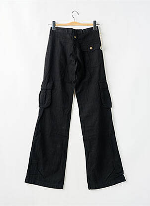 Pantalon cargo poches noir CIMARRON femme