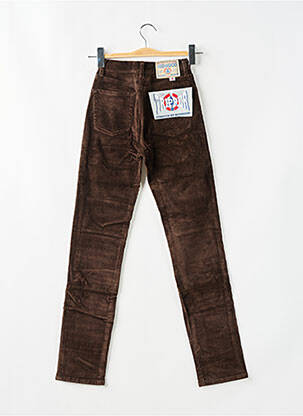 Pantalon slim poches marron REDWOOD femme