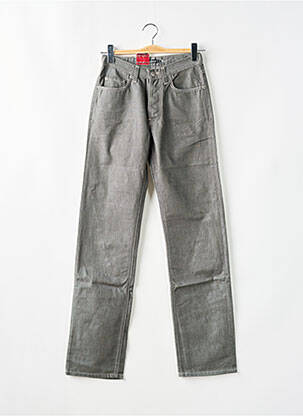Jeans coupe droite poches gris TEDDY SMITH femme