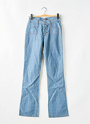 Jeans coupe slim poches bleu TEDDY SMITH femme