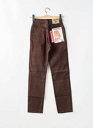 Pantalon slim poches marron REDWOOD femme