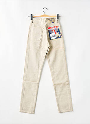 Pantalon droit poches beige REDWOOD femme
