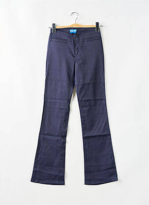 Pantalon flare coupe évasée bleu CIMARRON femme