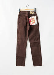 Pantalon slim marron REDWOOD pour femme seconde vue