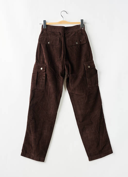 Pantalon cargo coupe droite marron REDWOOD femme