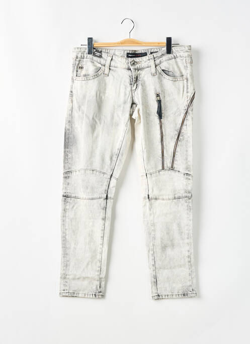 Jeans coupe slim gris MISS SIXTY pour femme
