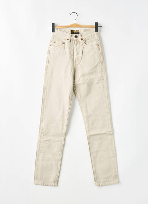 Pantalon droit beige REDWOOD pour femme