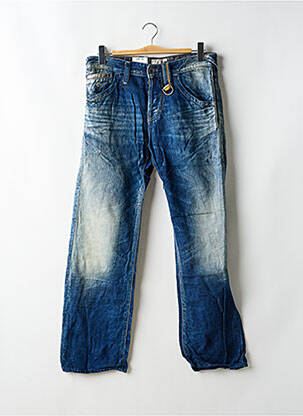 Jeans coupe slim fermeture boutonnée sur le devant taille normale bleu ENERGIE homme