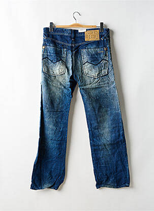 Jeans coupe slim fermeture boutonnée sur le devant taille normale bleu ENERGIE homme
