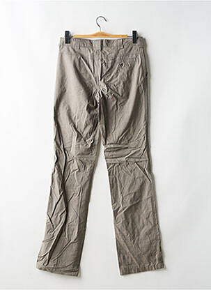 Pantalon chino tissage chiné taille normale marron CONFEX COLLECTION homme