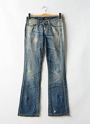 Jeans bootcut stretch taille basse bleu KILLAH femme