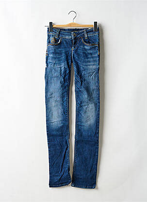 Jeans coupe slim taille basse taille basse bleu KILLAH femme