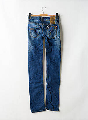 Jeans coupe slim taille basse taille basse bleu KILLAH femme