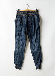 Jeans coupe slim tissage brut taille haute bleu MISS SIXTY femme