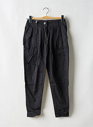 Pantalon chino tissage popeline taille haute noir MISS SIXTY femme
