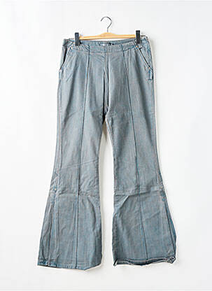 Jean coupe flare taille basse taille basse bleu TEDDY SMITH femme