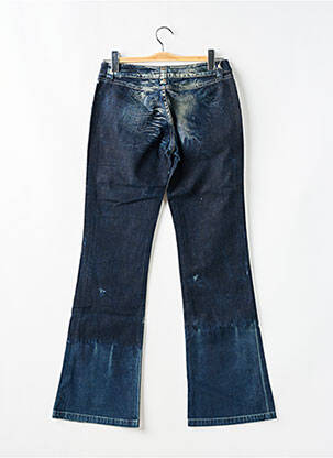 Jean coupe flare taille basse taille basse bleu TEDDY SMITH femme