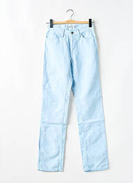 Pantalon droit taille normale taille normale bleu TEDDY SMITH femme