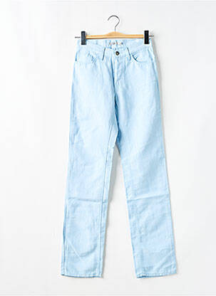 Pantalon droit taille normale taille normale bleu TEDDY SMITH femme