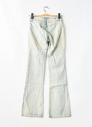 Jean coupe flare taille basse taille basse bleu TEDDY SMITH femme