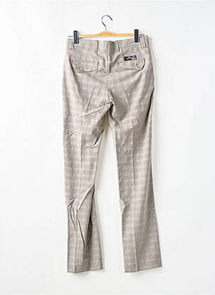 Pantalon droit stretch taille normale marron TEDDY SMITH homme