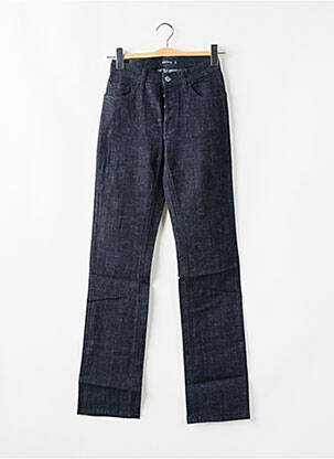 Jeans coupe droite taille haute taille haute bleu TEDDY SMITH femme