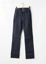 Jeans coupe droite taille haute taille haute bleu TEDDY SMITH femme