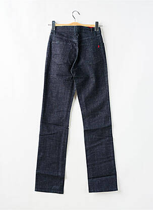 Jeans coupe droite taille haute taille haute bleu TEDDY SMITH femme