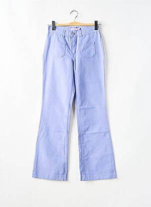 Pantalon flare taille normale taille normale violet TEDDY SMITH femme
